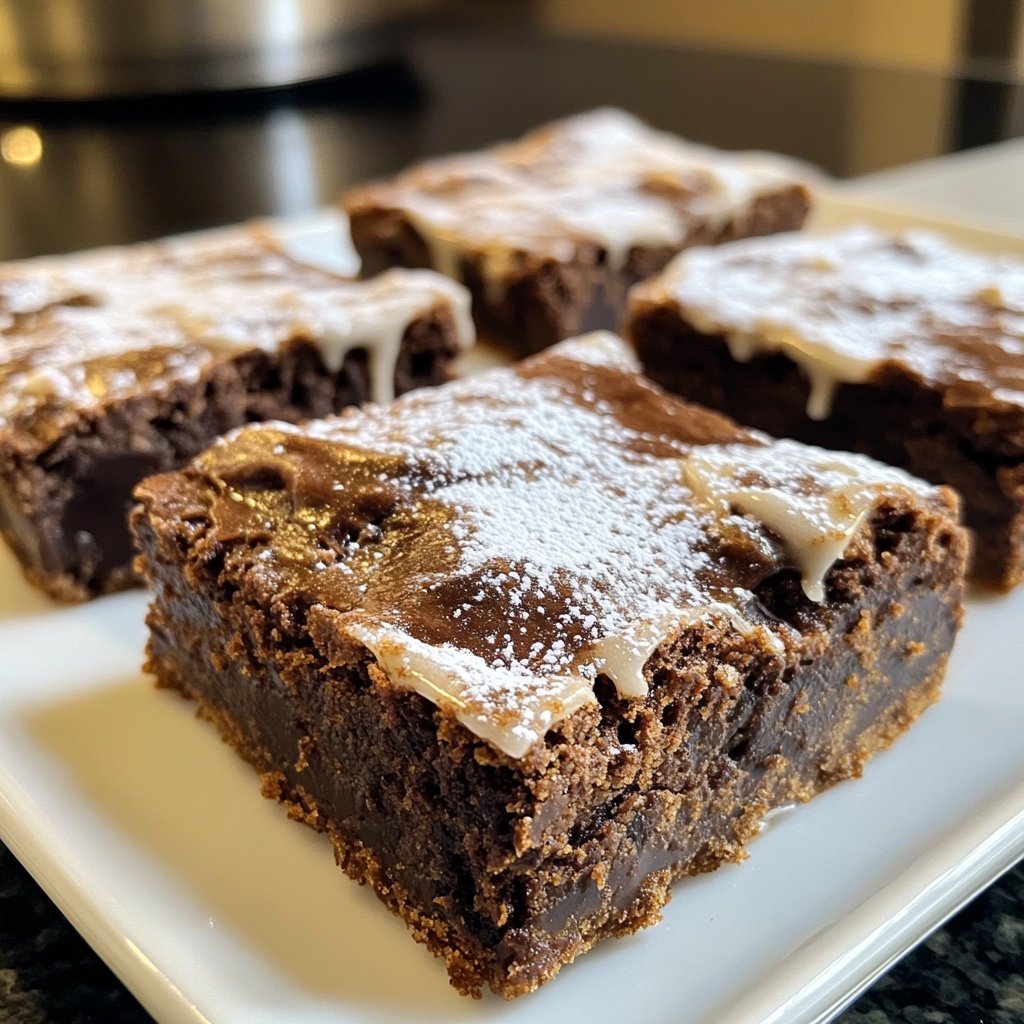 Chocolate Spice Lebkuchen Bars