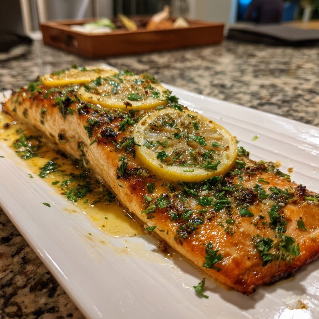 Garlic Butter Lemon Salmon