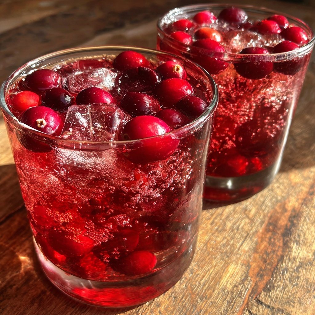Thanksgiving Cranberry Spritzer