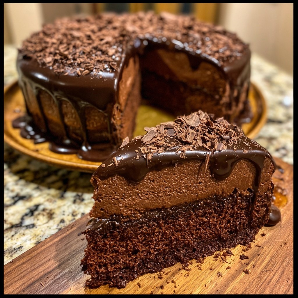 Lavish Chocolate Truffle Cake
