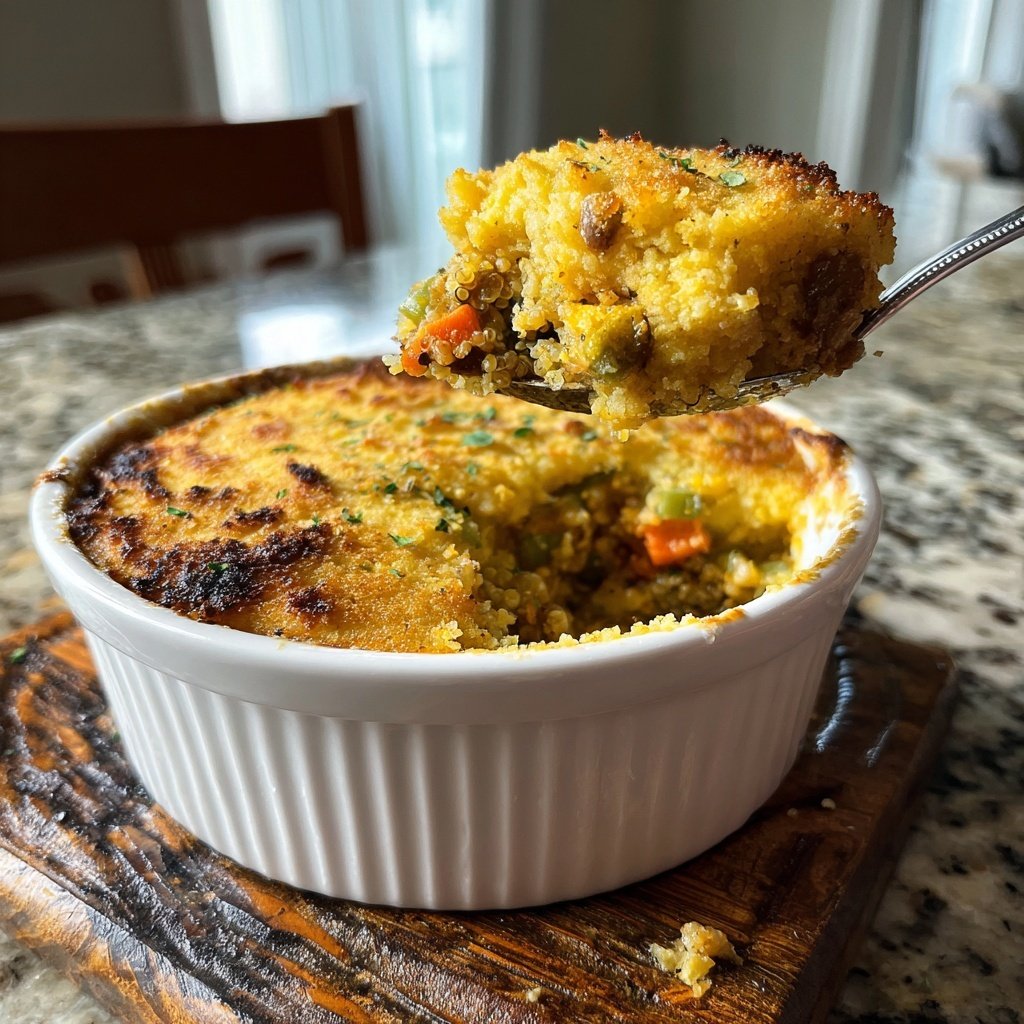 Savory Quinoa-Stuffed Shepherd's Pie