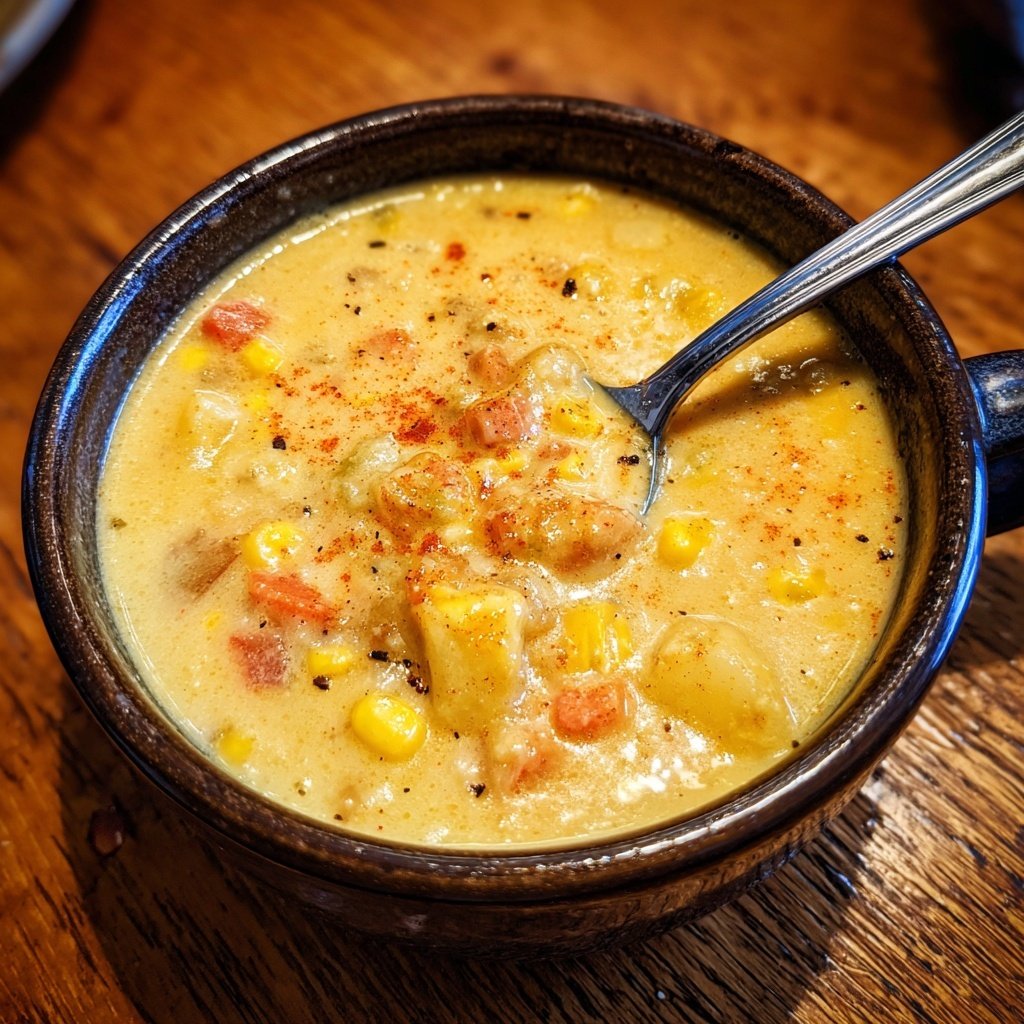 Flavorful Corn Chowder Delight