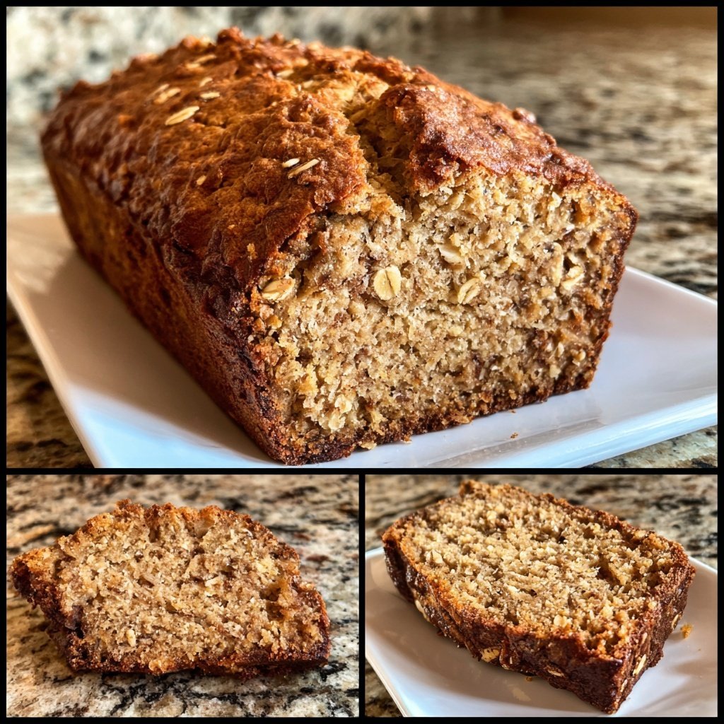 Spiced Banana Oat Bread