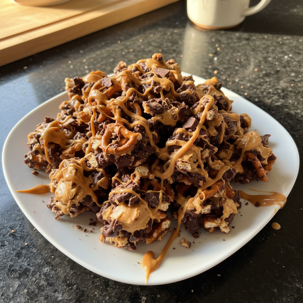 Nutty Pretzel Reese's Treats