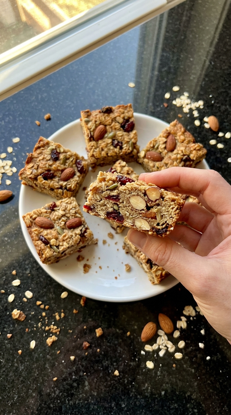 Cranberry Almond Breakfast Bars