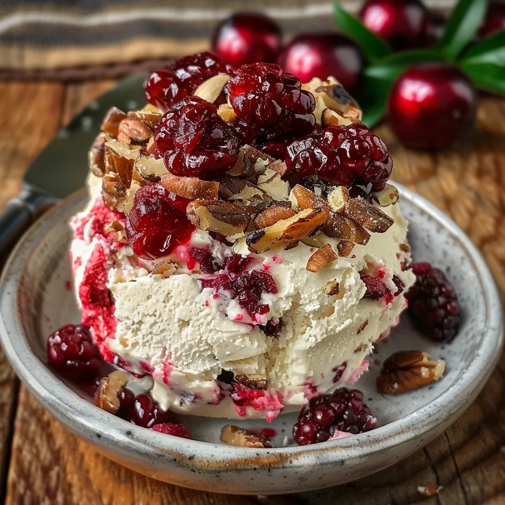 Cranberry Pecan Cream Cheese Ball