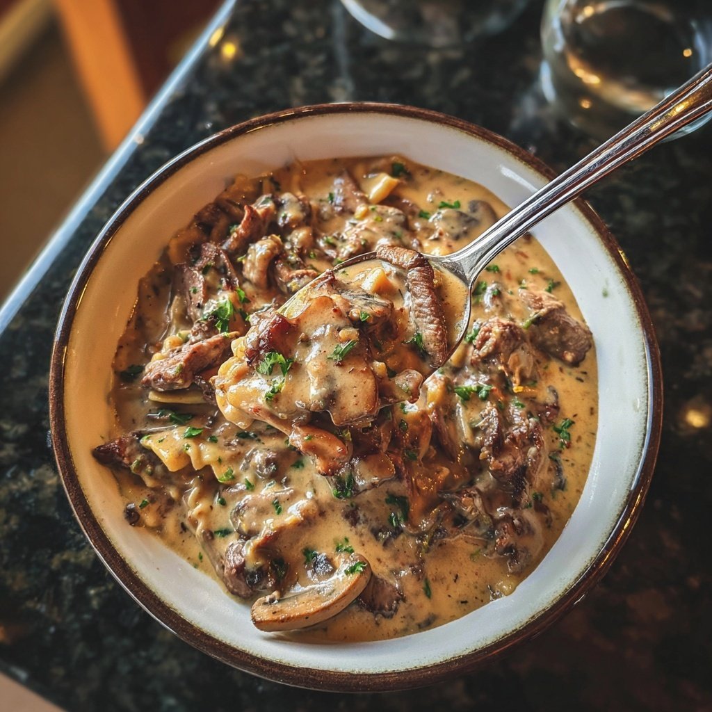 Easy Beef Stroganoff Recipe