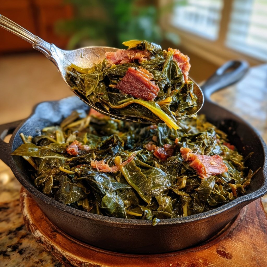 Collard Greens with Ham Hock