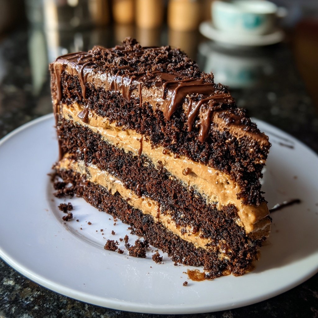 Mocha Cream Layer Cake