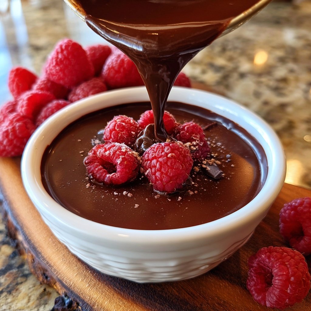 Passionate Raspberry Chocolate Fondue