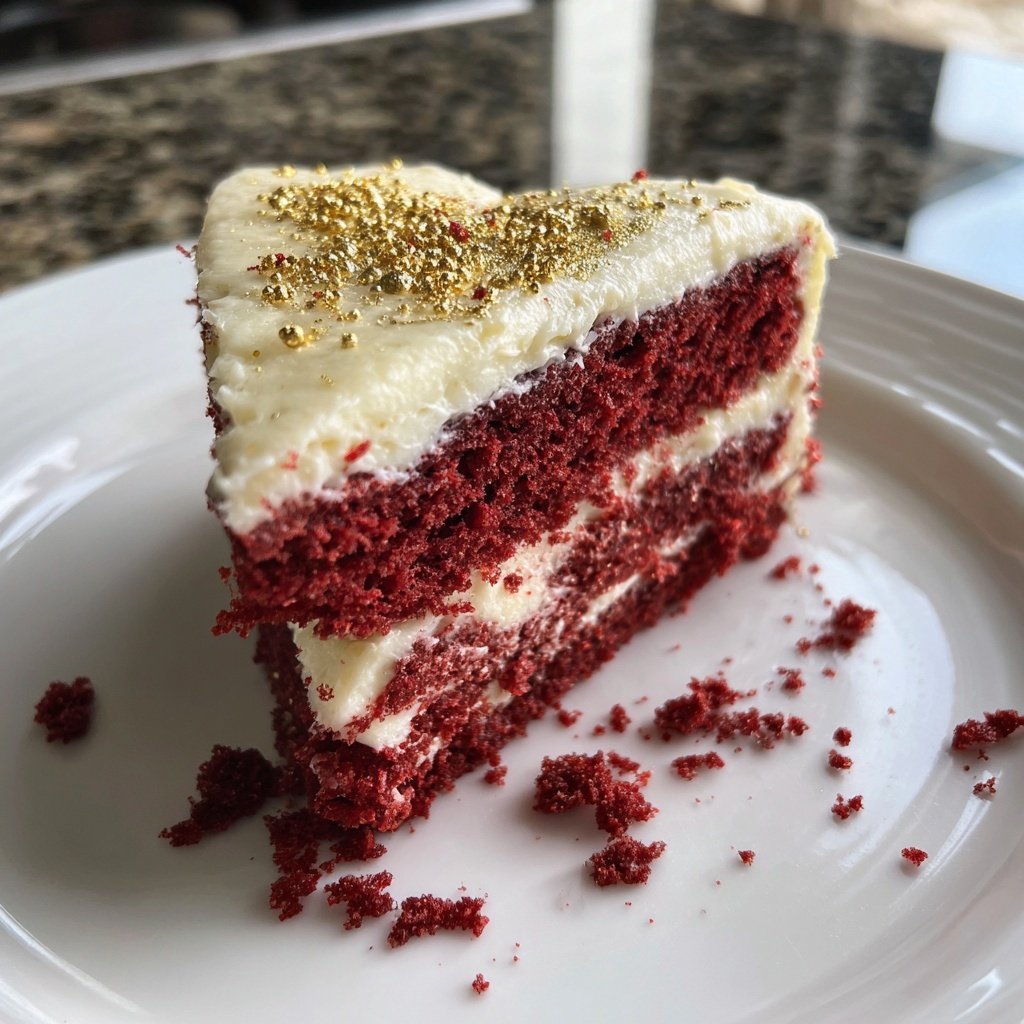 Capricorn Heart Cake Red Velvet