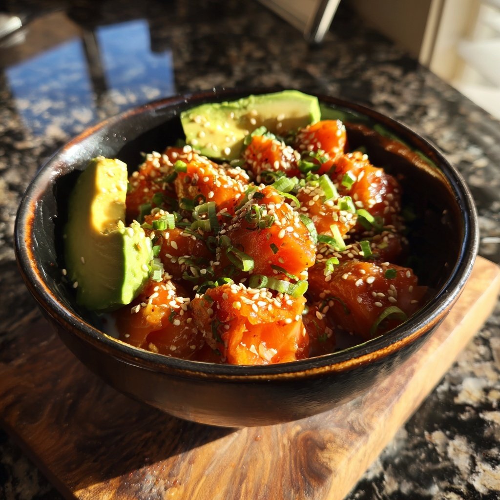 Spicy Sriracha Salmon Bowls