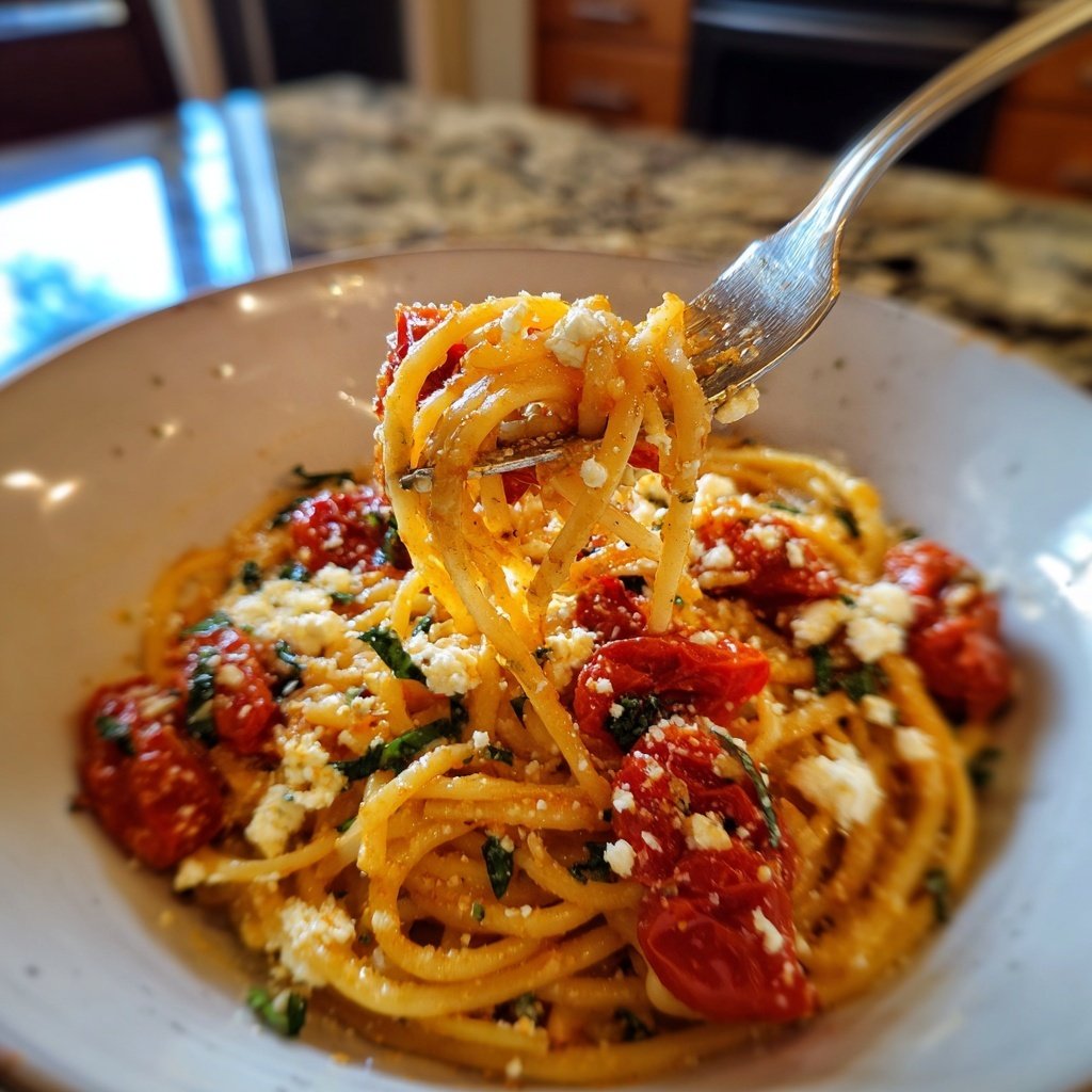 Roasted Tomato Feta Pasta