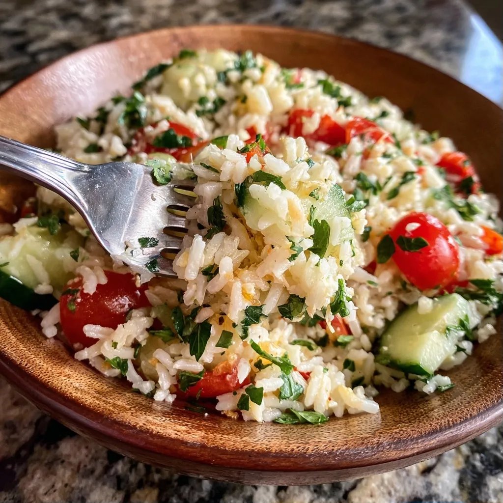Lemon Herb Rice Salad
