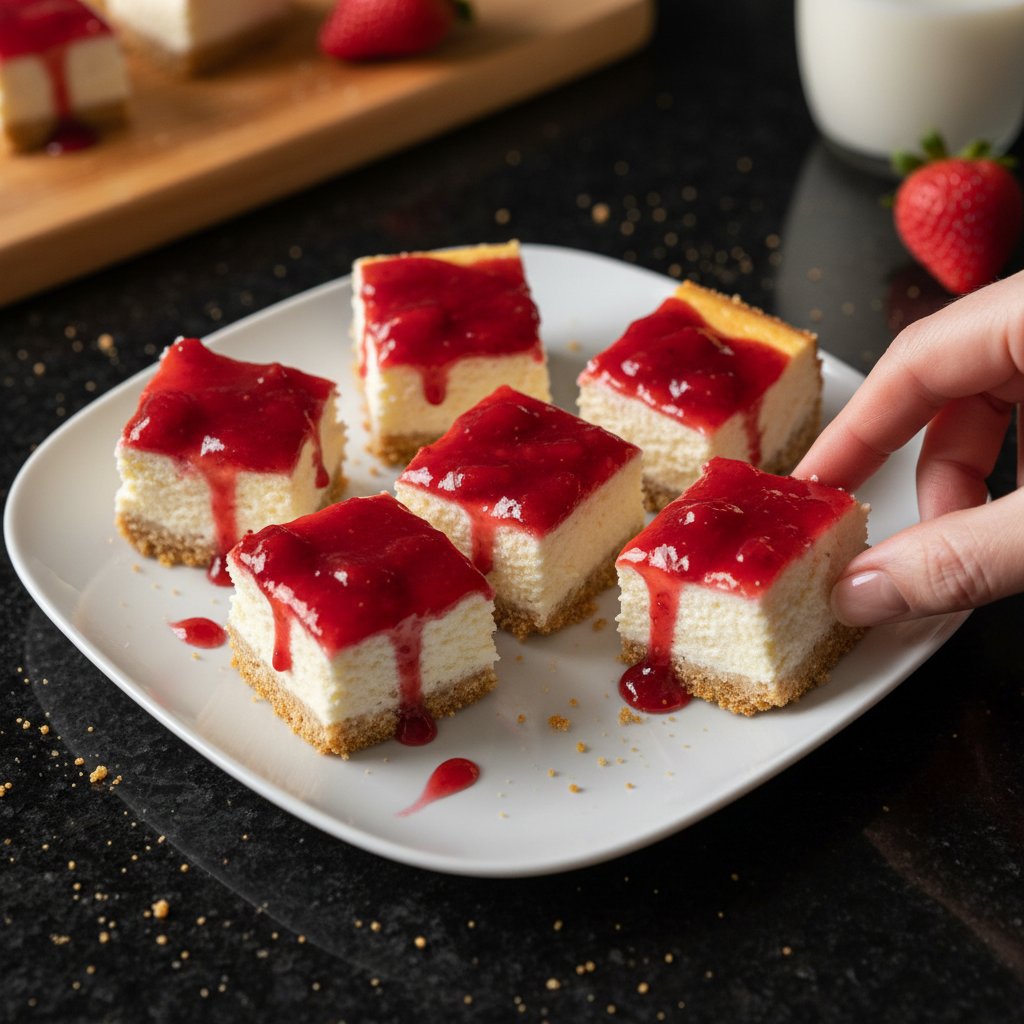 Strawberry Cheesecake Bites