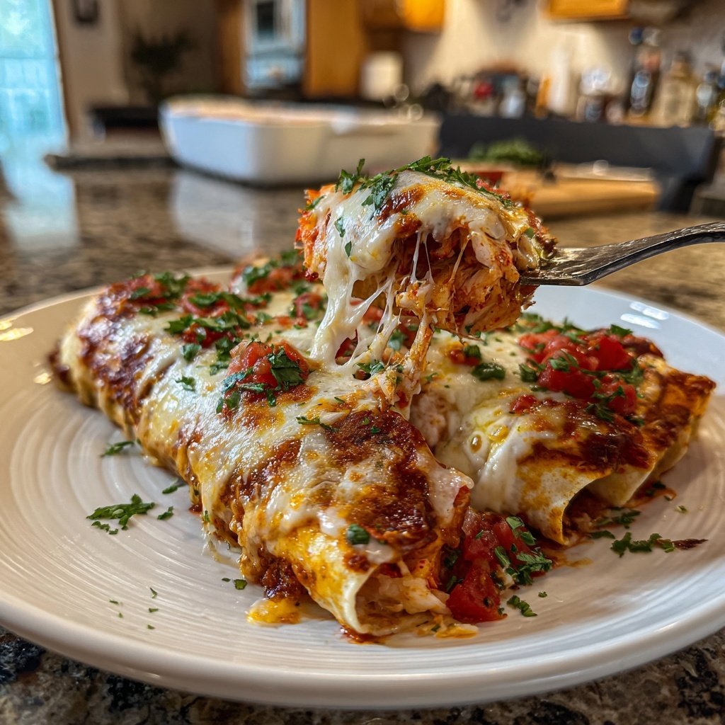 Lobster-Stuffed Surf and Turf Enchiladas