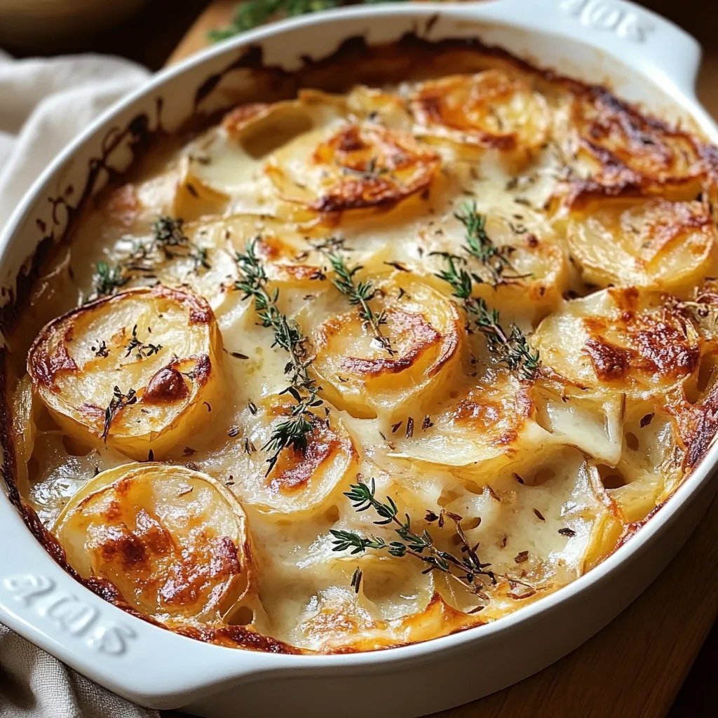 Cheesy French Onion Potato Bake