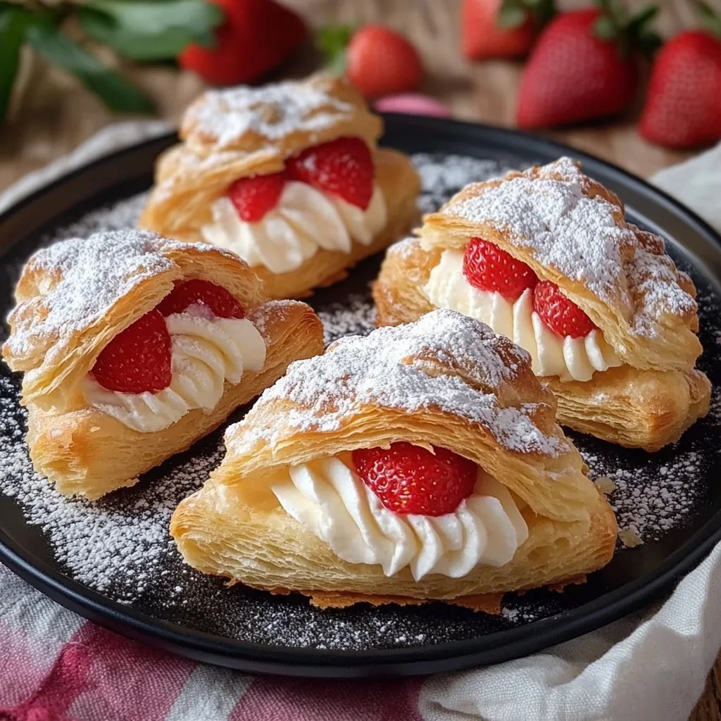 Strawberry Cream Puffs