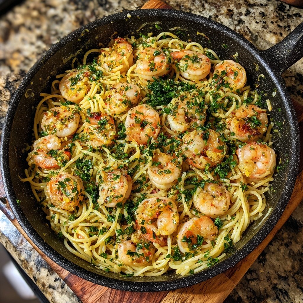 Easy Garlic Shrimp One-Pot Meal