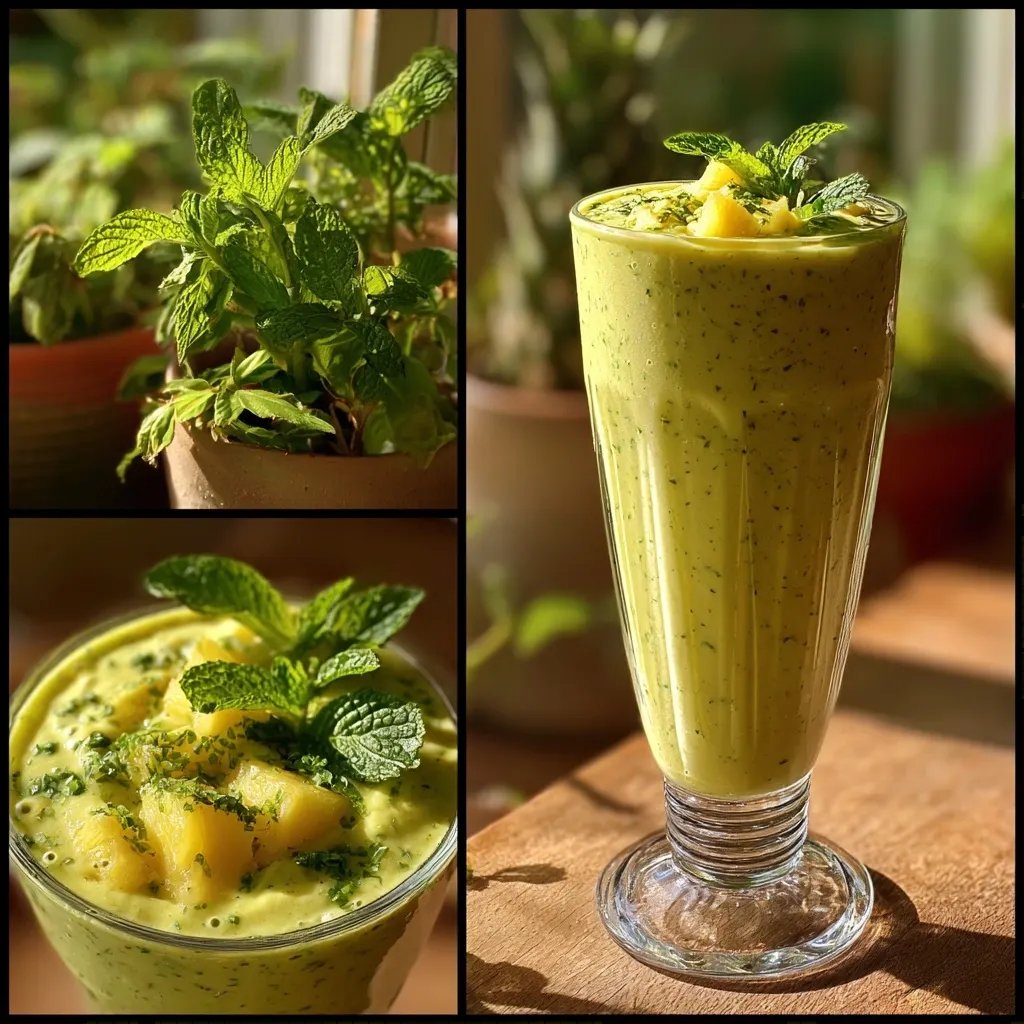 Pineapple Mint Smoothie