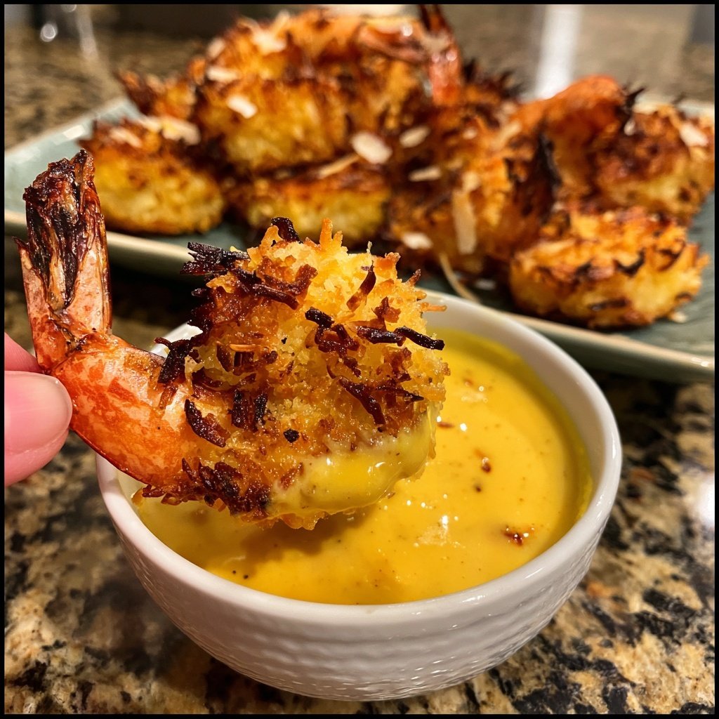 Crispy Coconut Shrimp with Dip