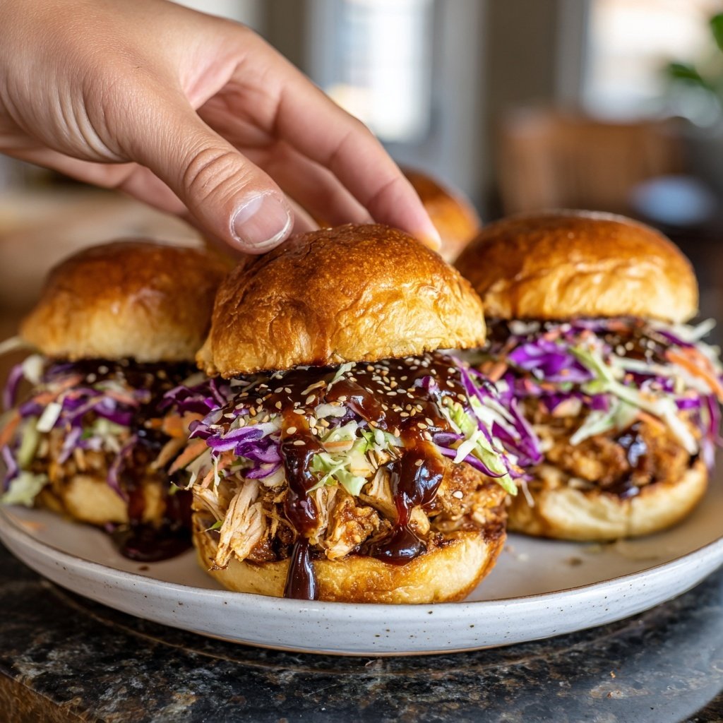 Crunchy Asian Chicken Sliders