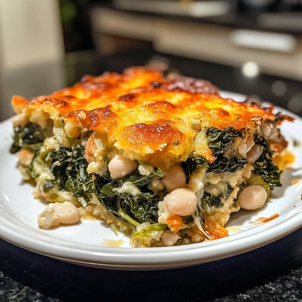 Swiss Chard, Fennel, and White Bean Gratin