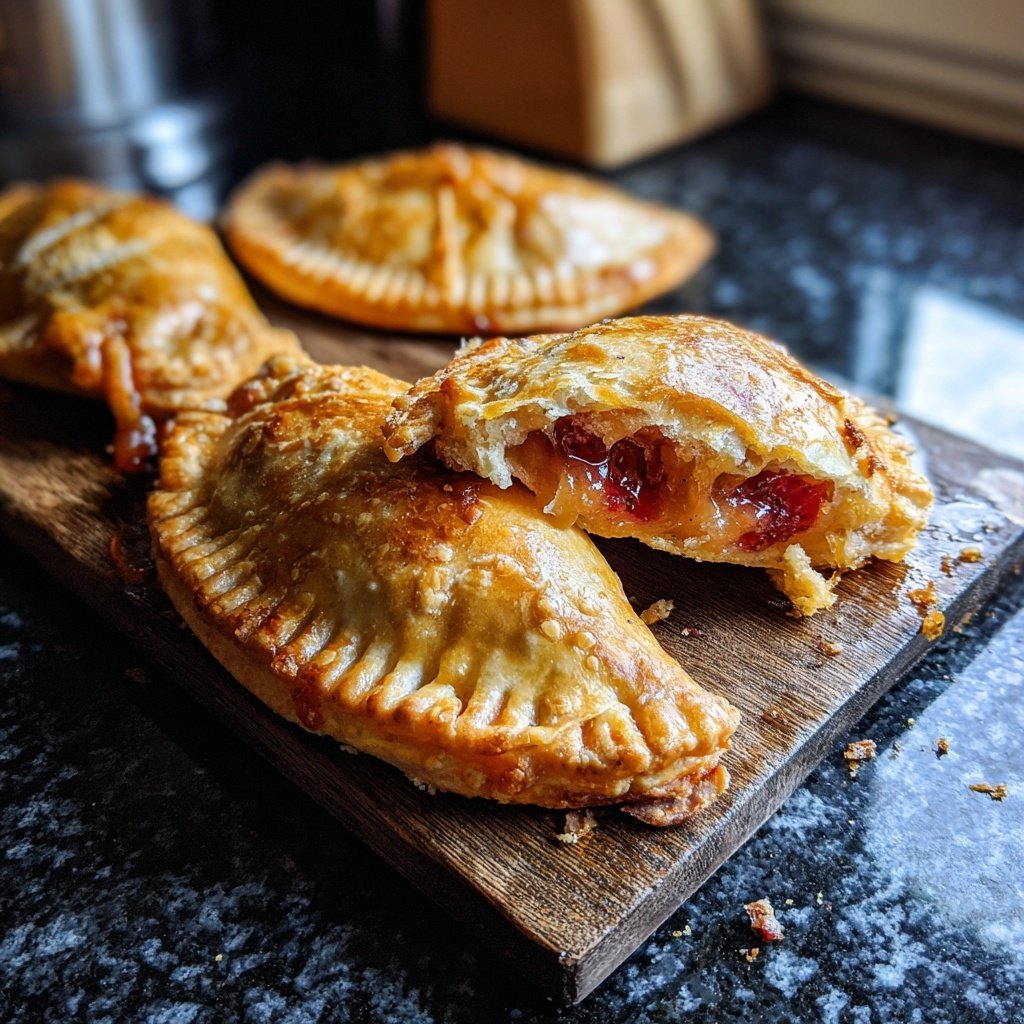 Mini Rhubarb Strawberry Hand Pies