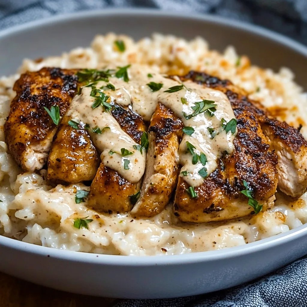 Creamy Cajun Chicken & Rice Bowls