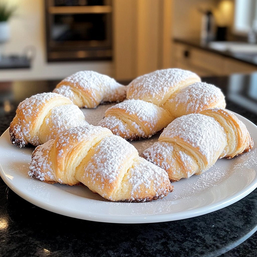 Vanilla Crescent Cookies with Bourbon Vanilla