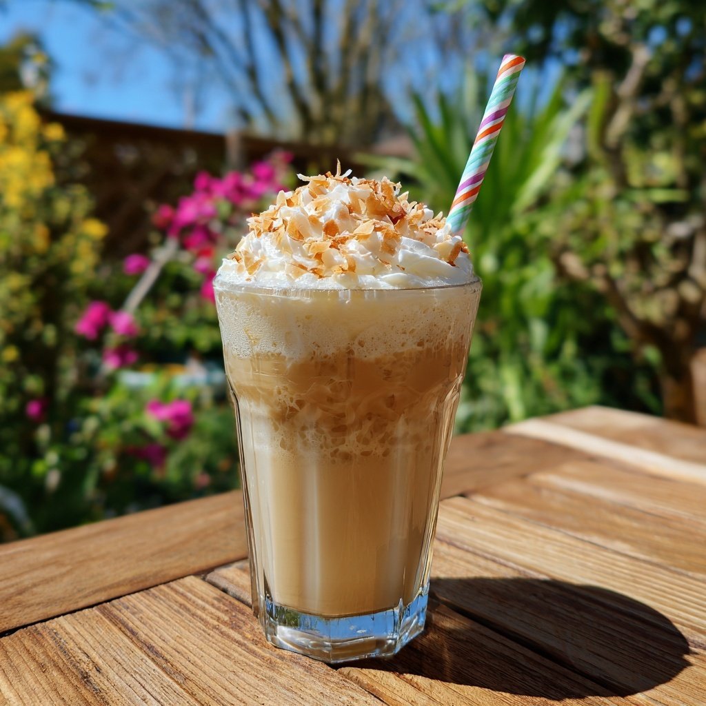 Spiced Coconut Vanilla Frappe