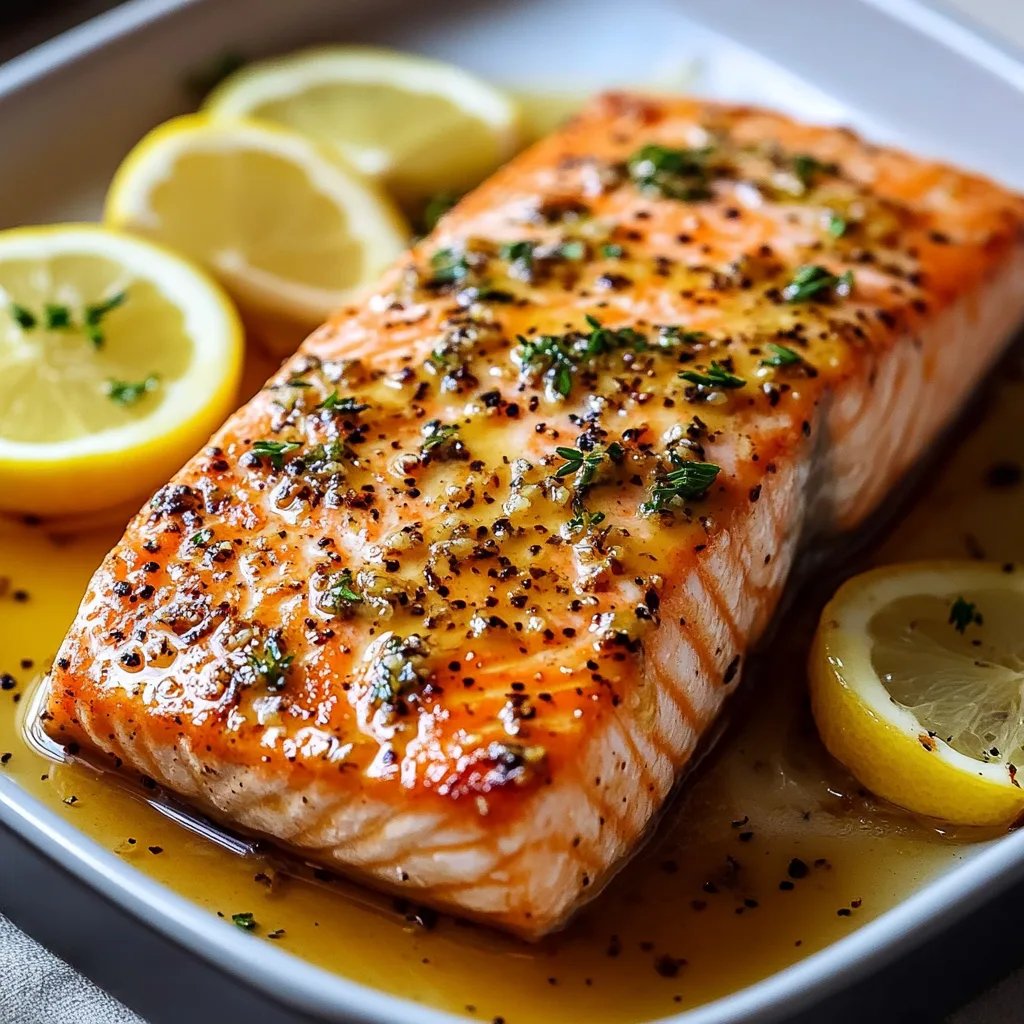 Honey Mustard Baked Salmon