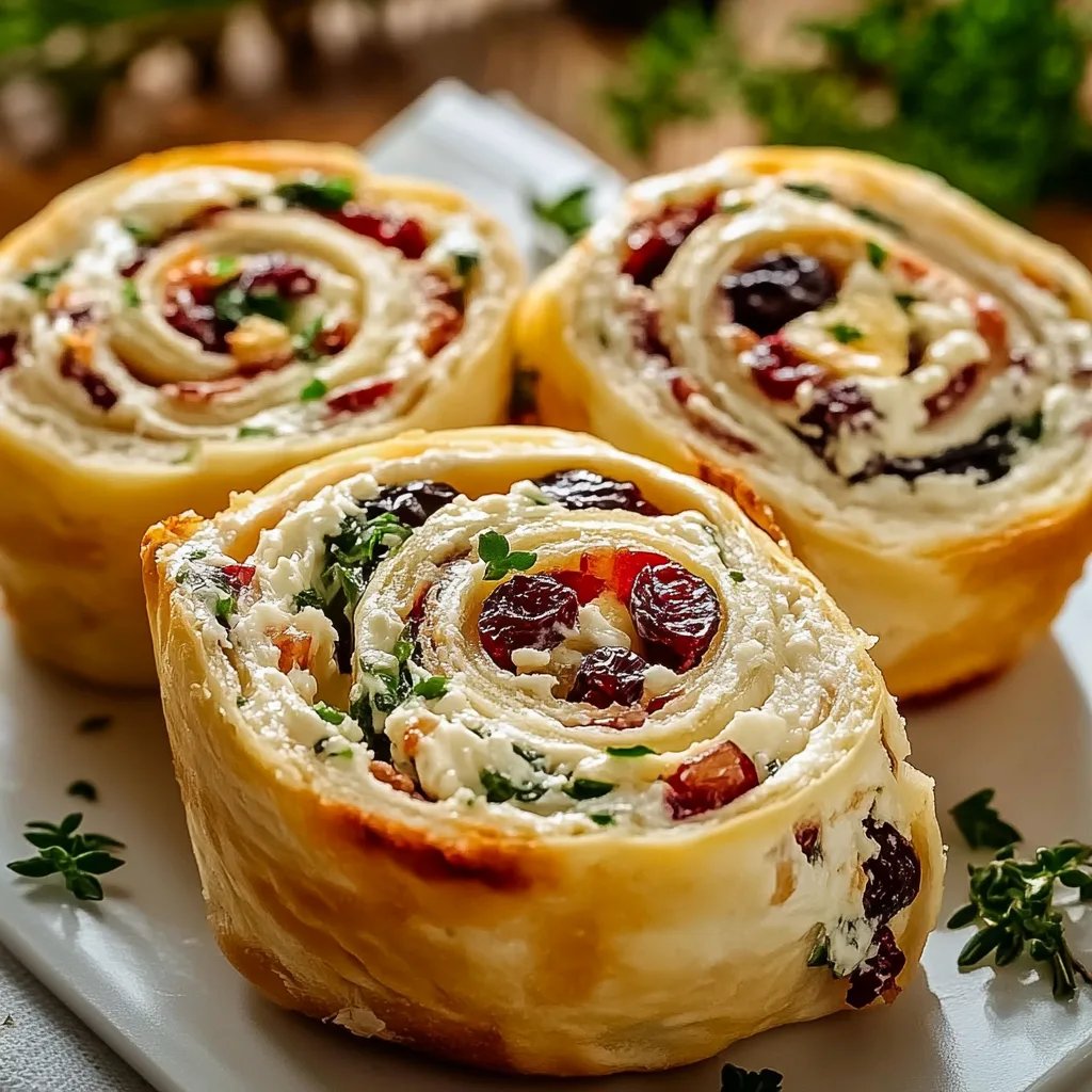 Cranberry Feta Pinwheel Appetizers: The Amazing Ultimate Recipe