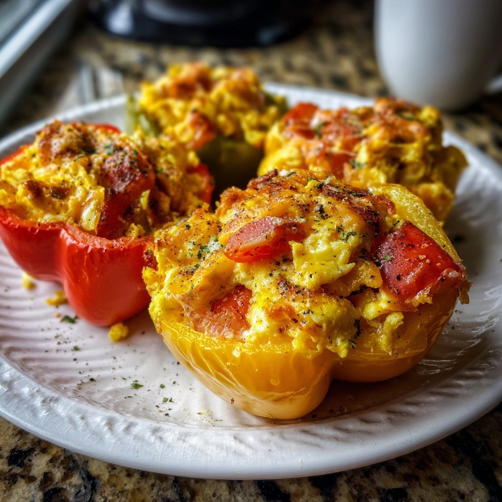 Breakfast Stuffed Bell Peppers