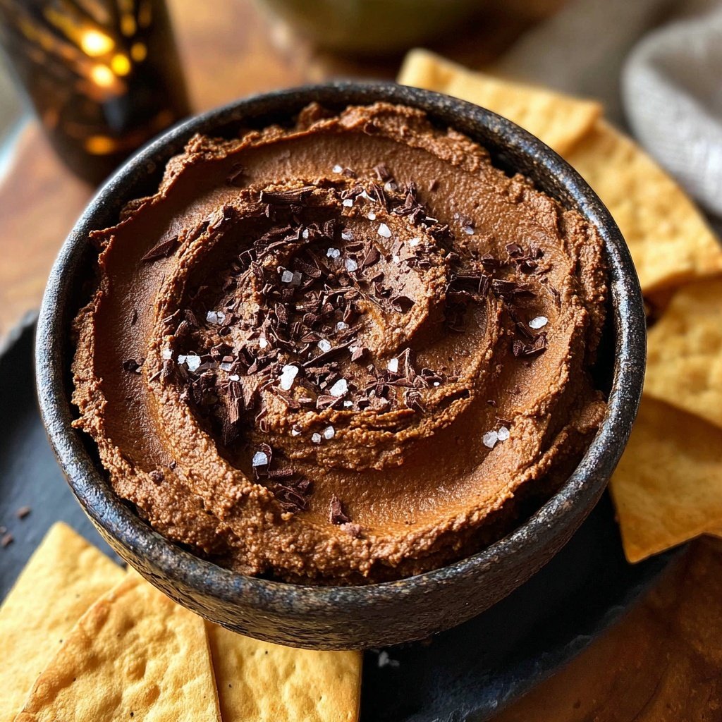Chocolate Hummus Chickpea Dip