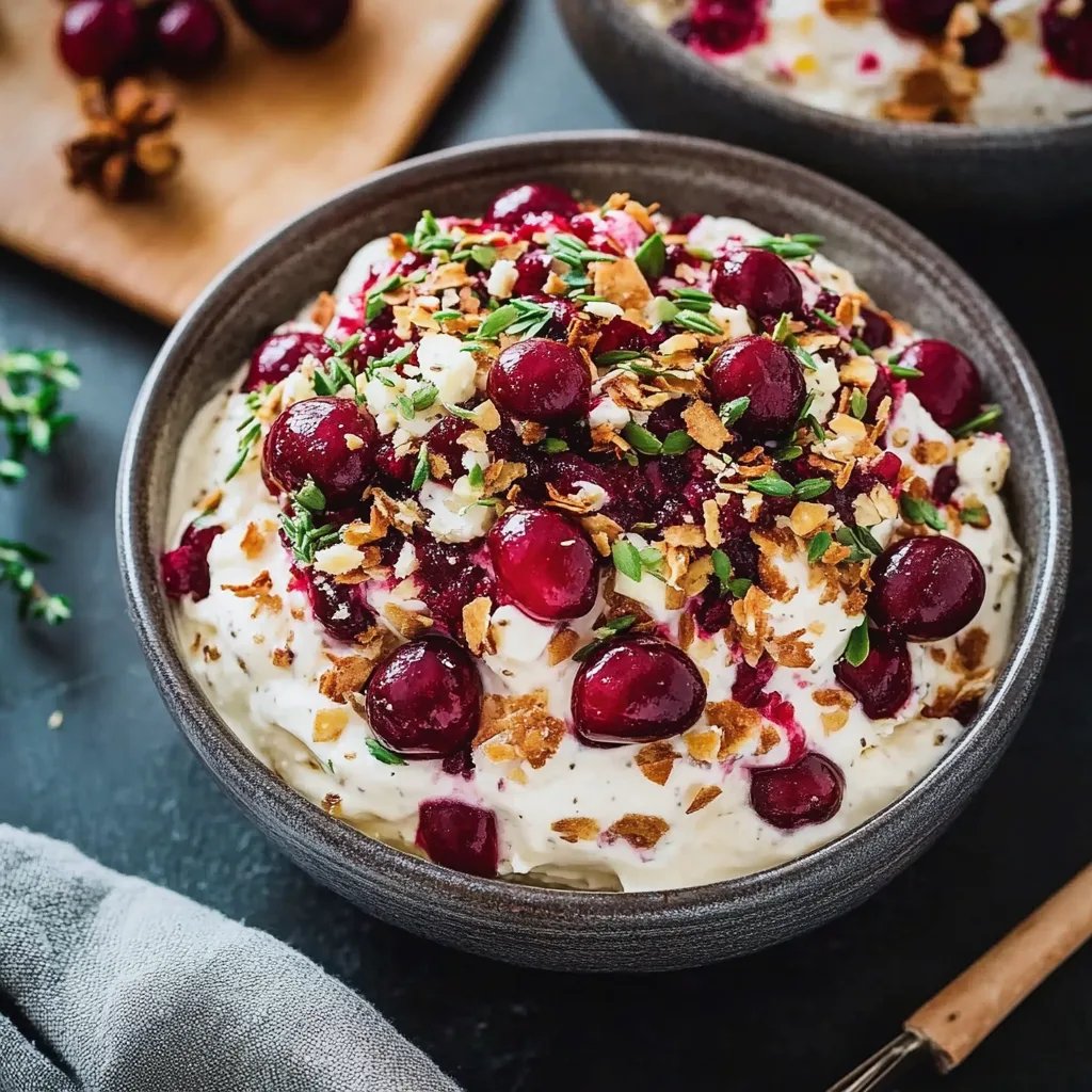 Cranberry Cheese Ball Dip