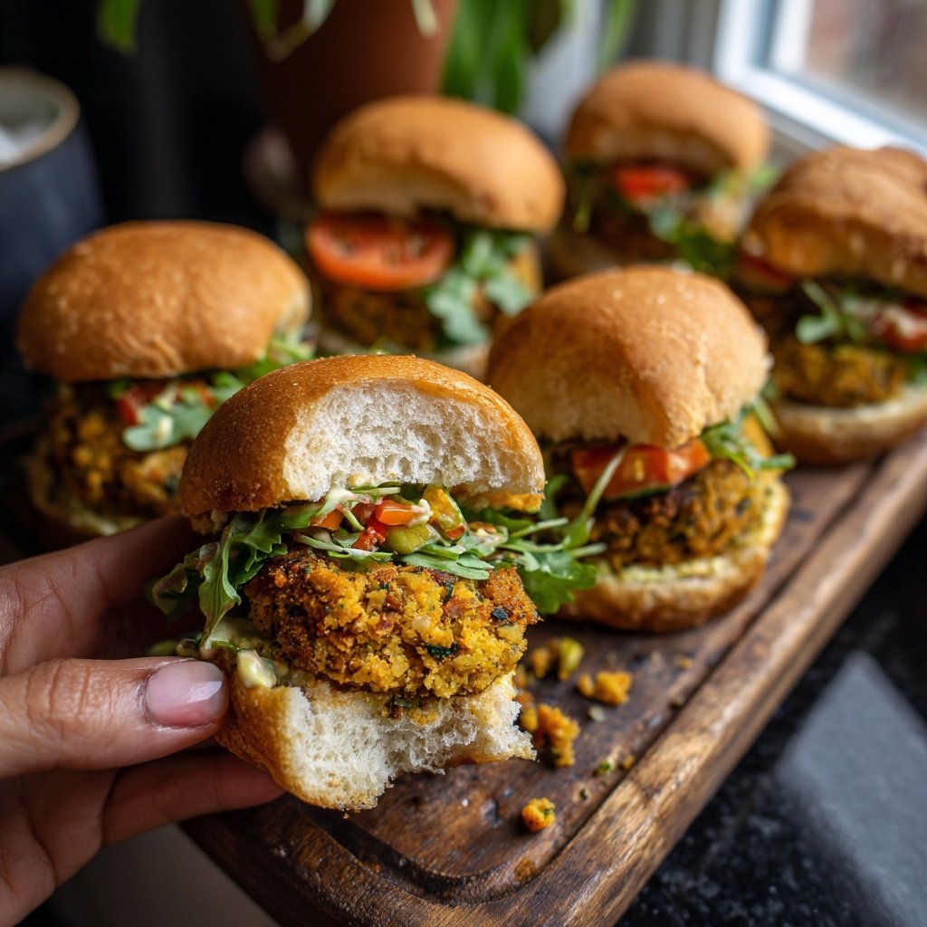 Crispy Chickpea Sliders