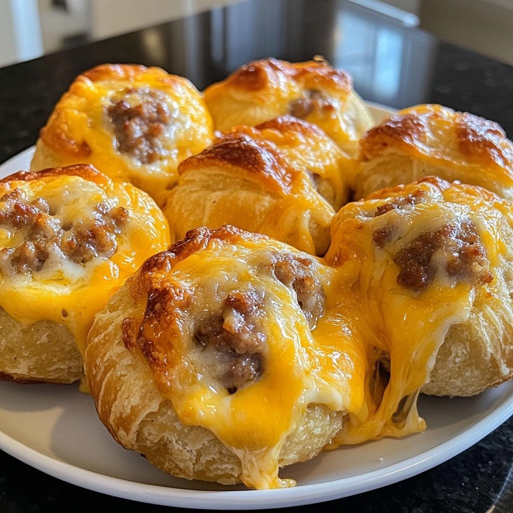 Sausage Crescent Cheese Balls