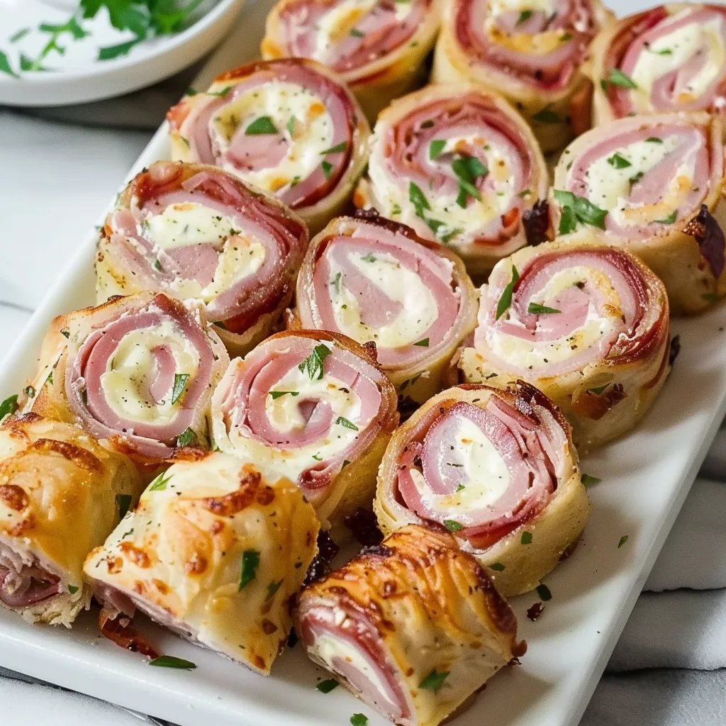 Ham and Cream Cheese Roll-Ups