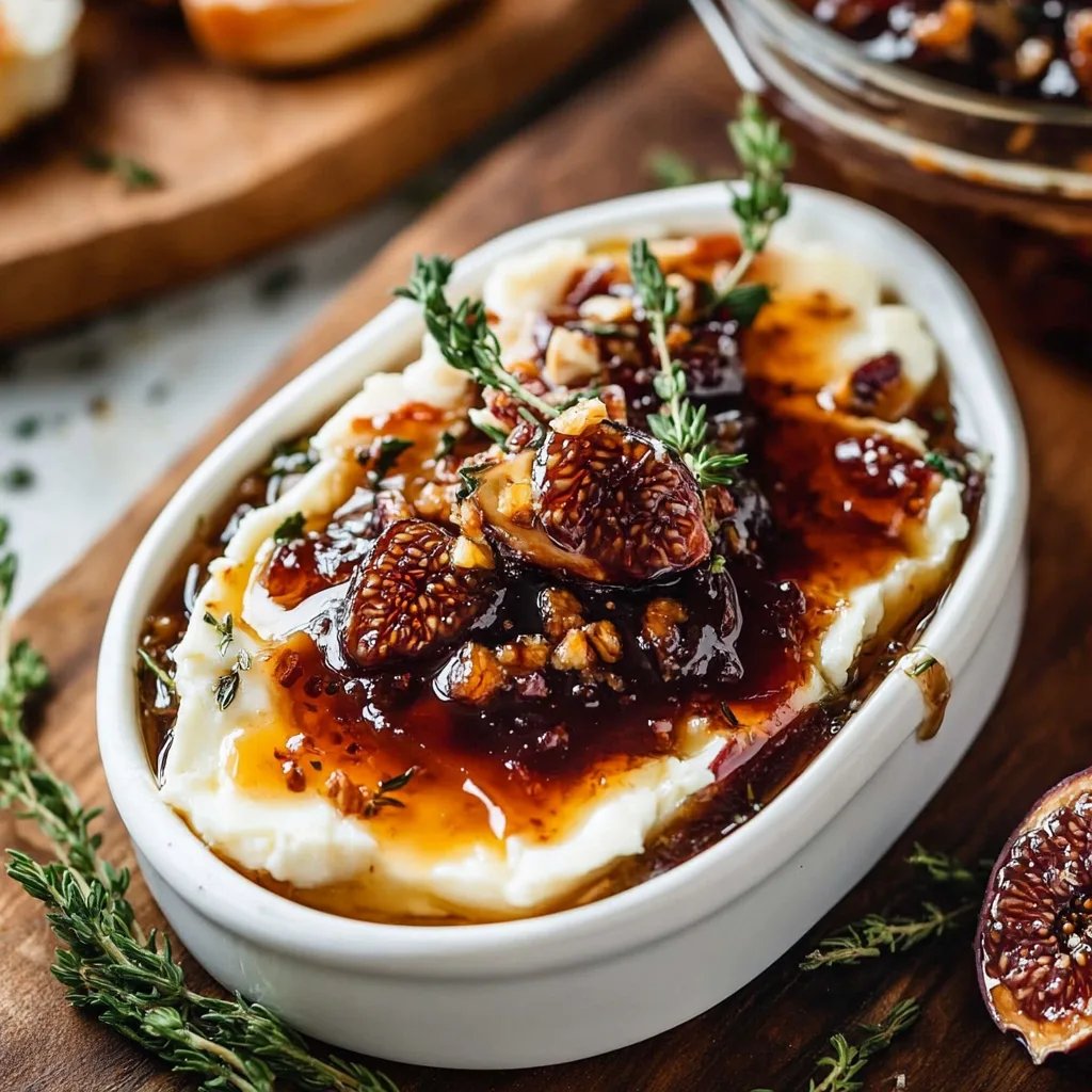 Goat Cheese Fig Jam Appetizer