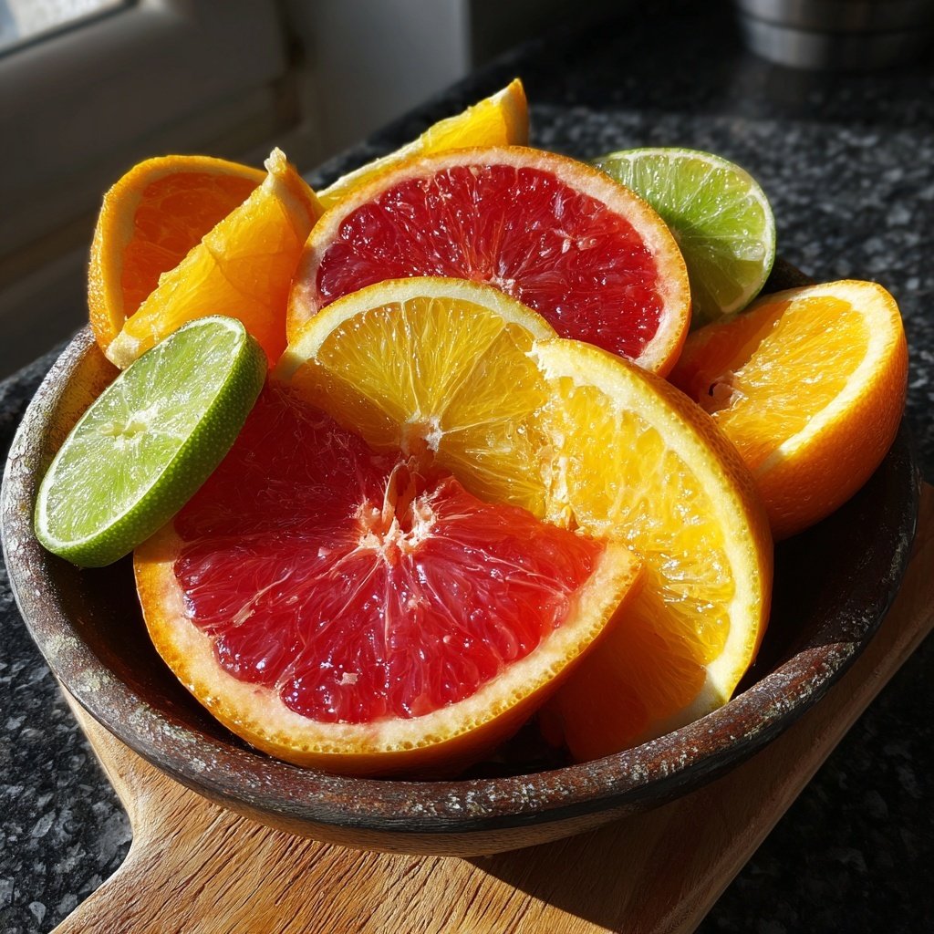 Pomelo Grapefruit Winter Fruit Bowl