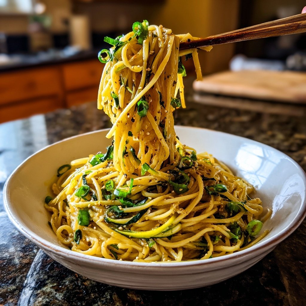 Ginger Garlic Sesame Noodles