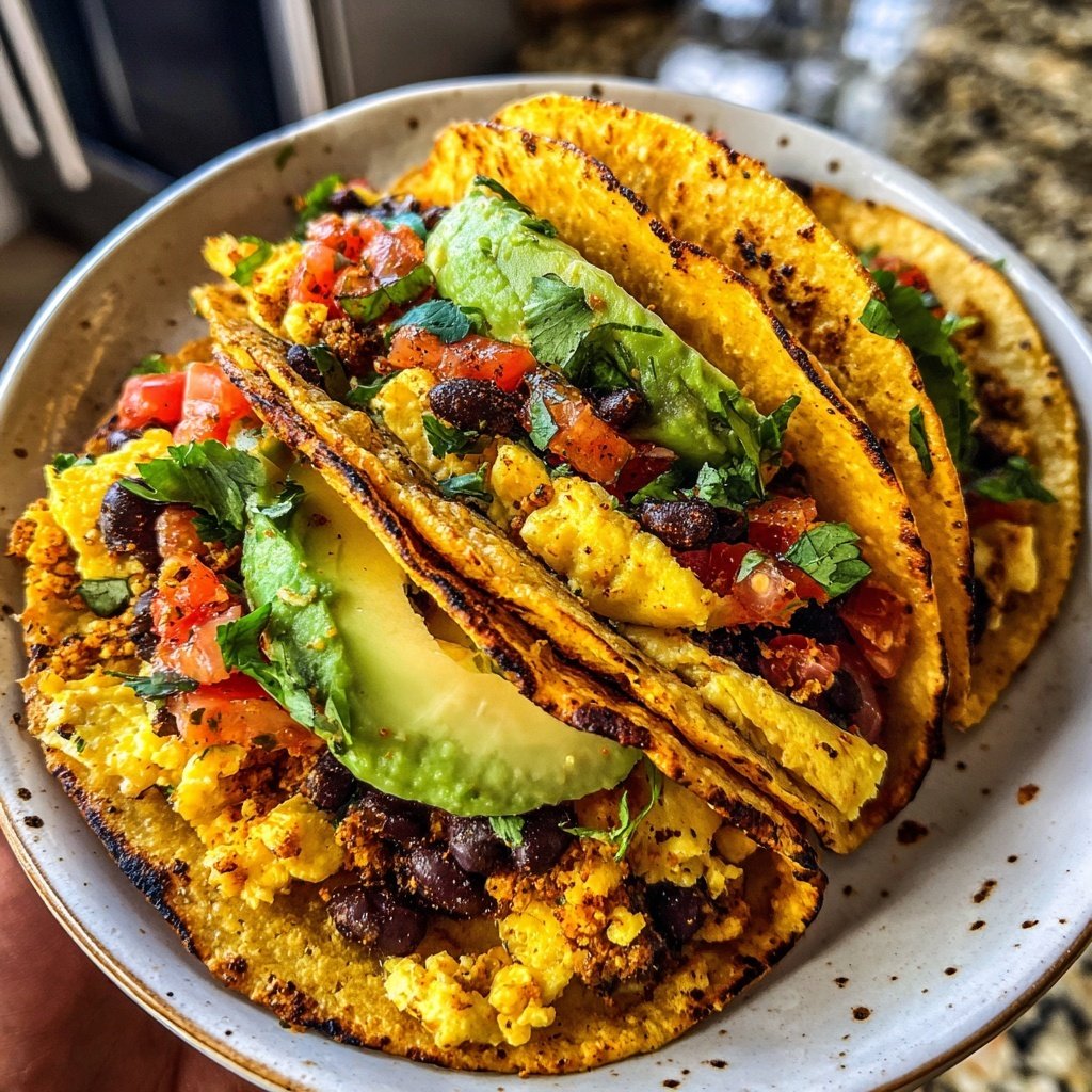 High Protein Breakfast Tacos
